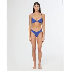 Onia Deep Ultramarine Blue Purple Liana Bikini Top NWT Size X-Small
